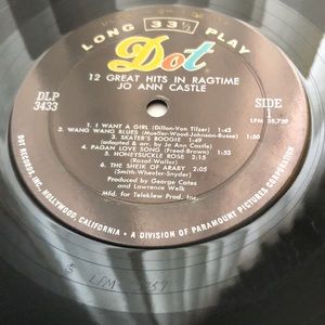Jo Ann Castle 12 In Ragtime Great Hits '62